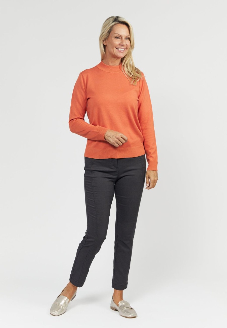 Toj Brandtex | Turtleneck Pullover Orange Rust