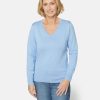 Toj Brandtex | Pullover Med V-Hals Serenity Blue