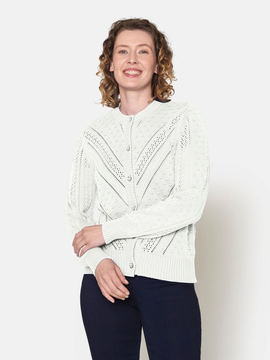 Toj Brandtex | Strik Cardigan Off White