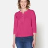 Toj Brandtex | T-Shirt Med 3/4 Aermer Pink