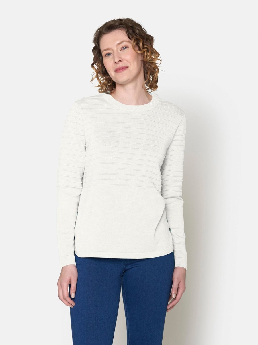 Toj Brandtex | Strik Pullover Hvid