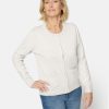 Toj Brandtex | Cardigan Med Lomme Off White