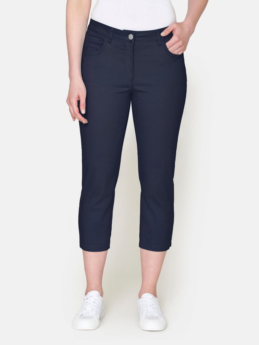 Toj Brandtex | Madelaine Capri Bukser Navy