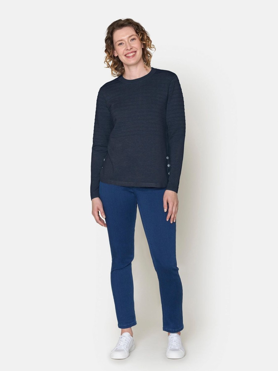 Toj Brandtex | Strik Pullover Navy