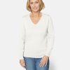 Toj Brandtex | Pullover Med V-Hals Off White