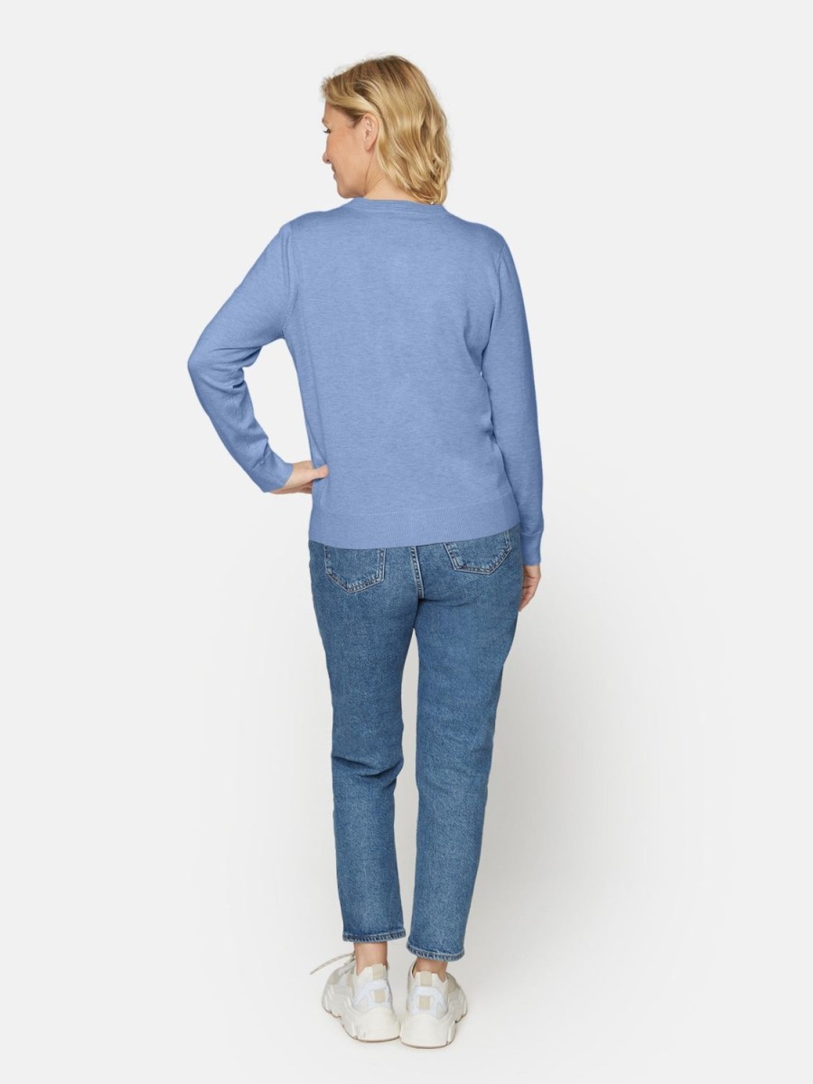 Toj Brandtex | Cardigan Med Lomme Serenity Blue