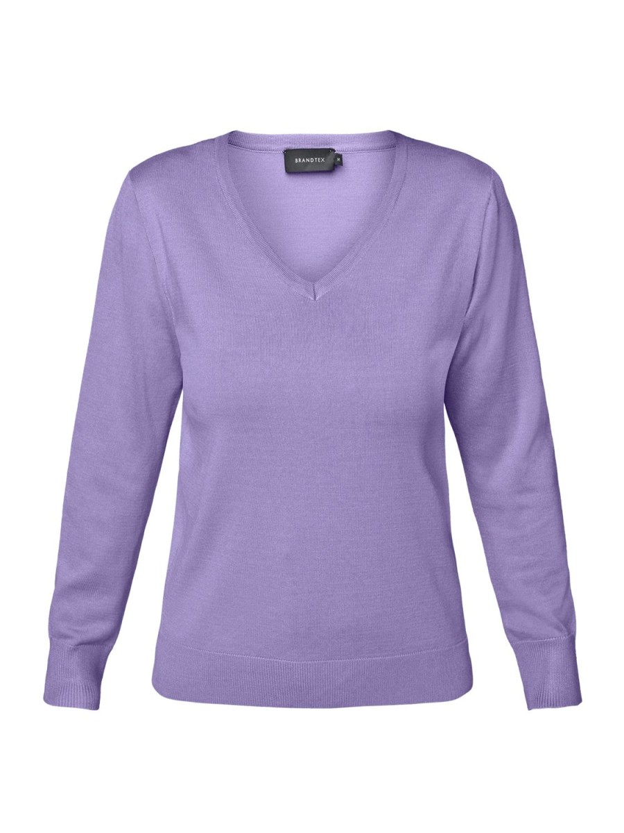 Toj Brandtex | Pullover Med V-Hals Lilac