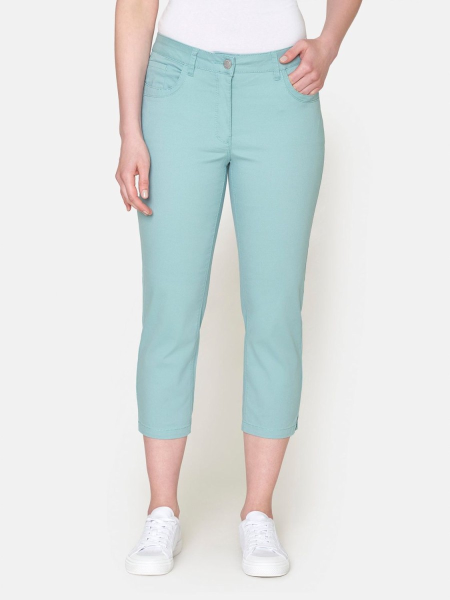 Toj Brandtex | Madelaine Capri Bukser Gron